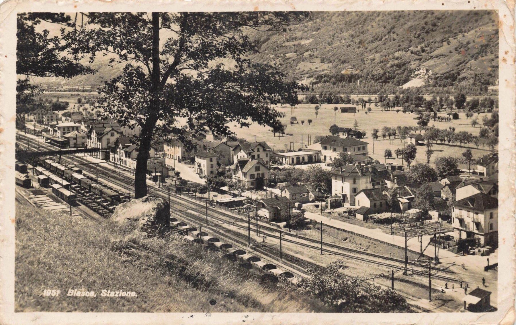 Cartoline postali: Biasca Bahnhof – Usato da Biasca venduto da Blenio71
