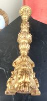 Güldener sakraler KerzenStänder / Torchère