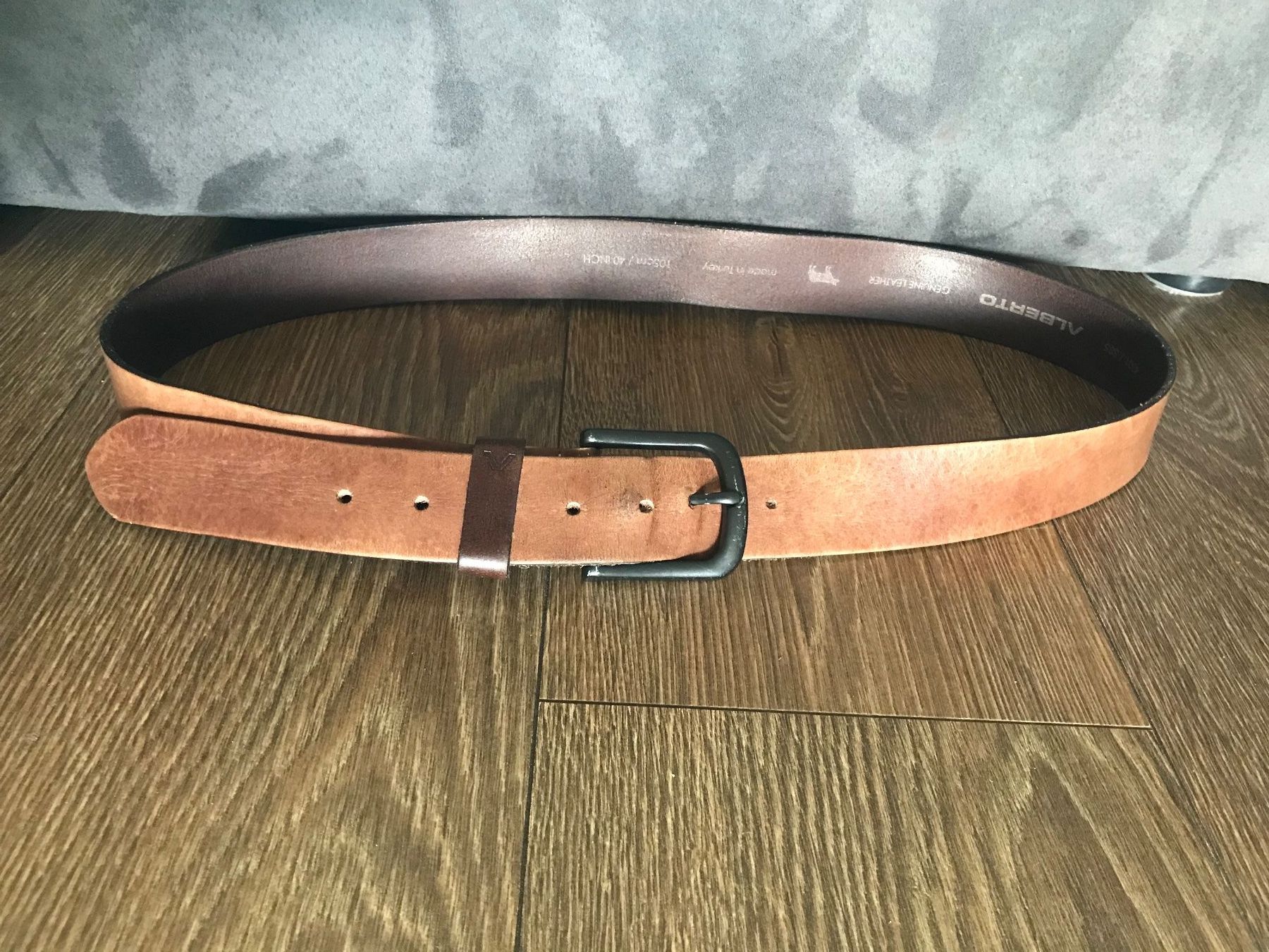 Cinture: Ceinture en cuir Alberto - 105cm – Usato da Grimisuat venduto da eliseba88