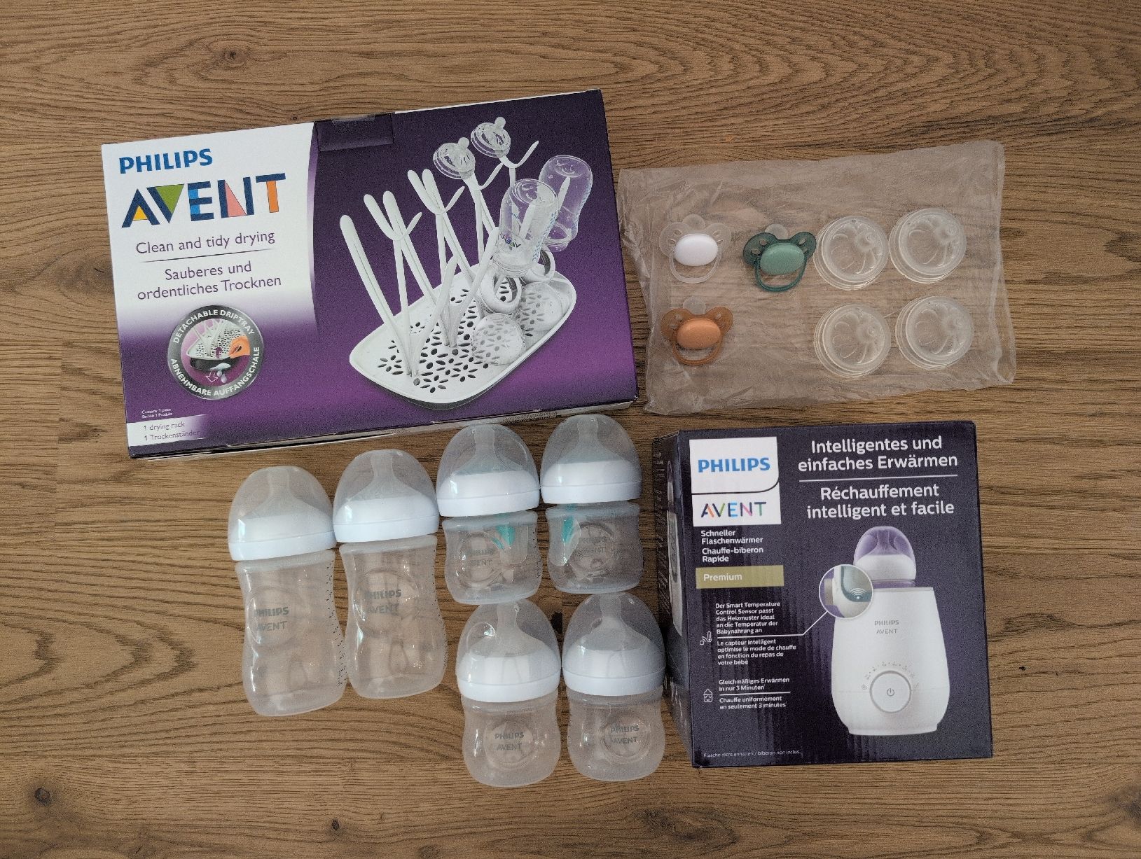 Avent Baby-Mahlzeiten: Philips Avent Flaschen & Schnuller Paket – Neu und originalverpackt aus Uitikon Waldegg von rah_5p85