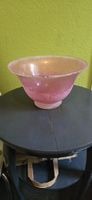 Schöne Glas-Schale in rosa-goldigem Farbton zu verkaufen!