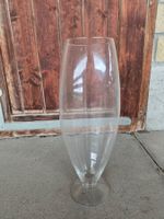 klassische dünnwandige Glas Vase 49 cm Kelch