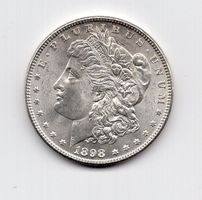 (348) USA, 1 Dollar, Morgan, 1898, Top stgl