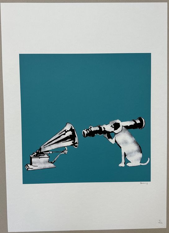 Banksy: HMV His Master’s Voice XL-Version 61/150 | Kaufen auf Ricardo