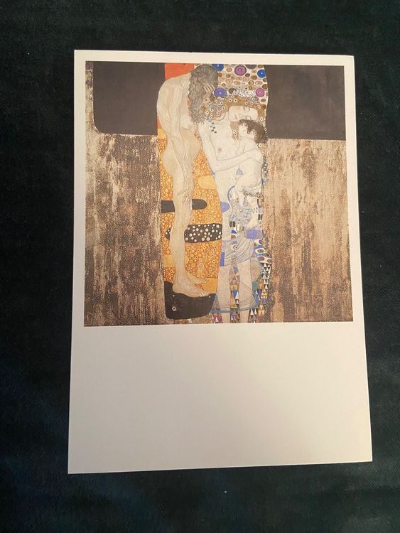 AK Kunstkarte Klimt ungelaufen Die drei Lebensalter der Frau Kaufen