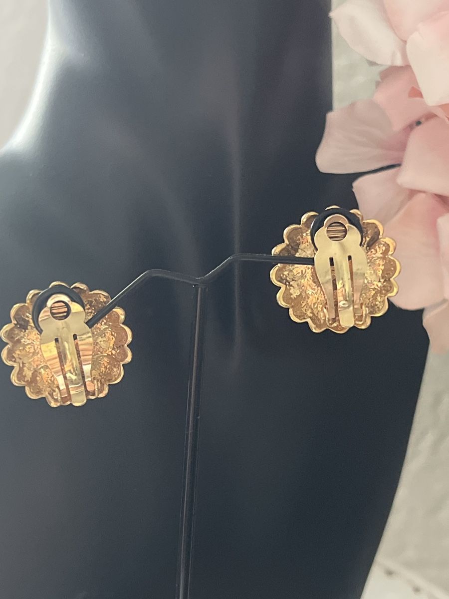 Orecchini pendenti & Orecchini a lobo: Sonnenblumen  Ohrclips  – Usato da Seon venduto da Sunny-Schmuck78 2