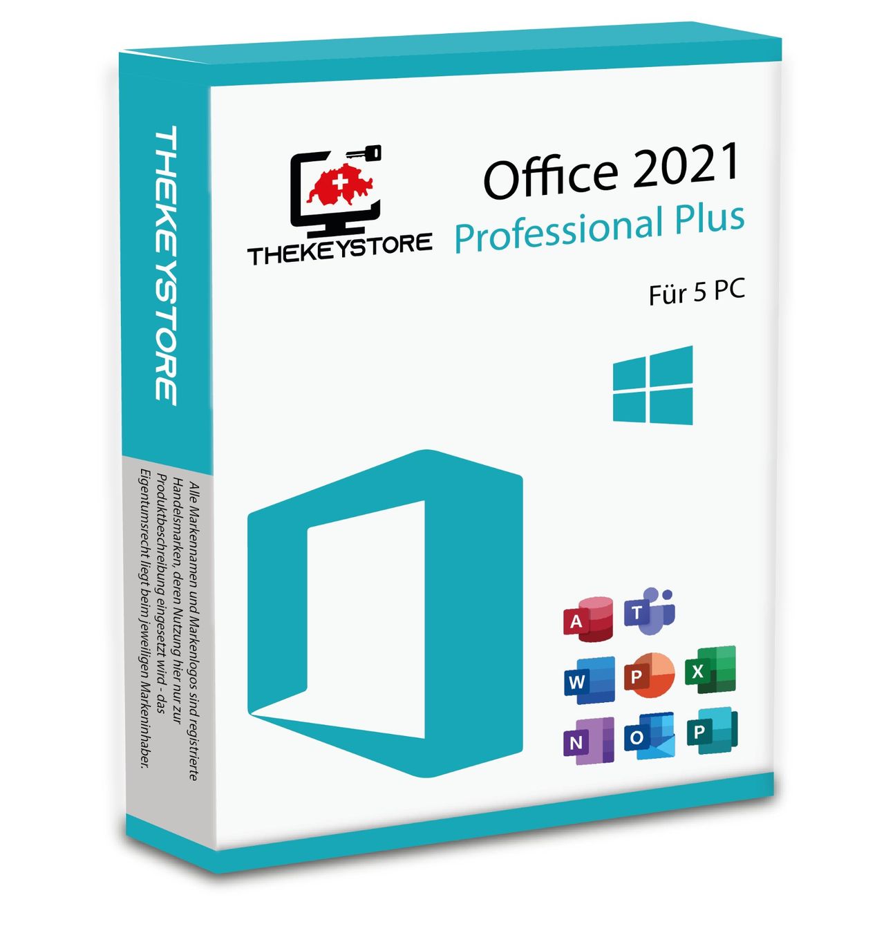Microsoft Software: Office 2021 Pro Plus - 5 PC's – Gebraucht aus Luzern von TheKeyStore