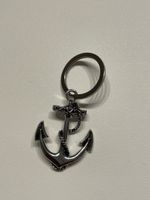 Schlüsselanhänger anker mit Seil 6cm metall