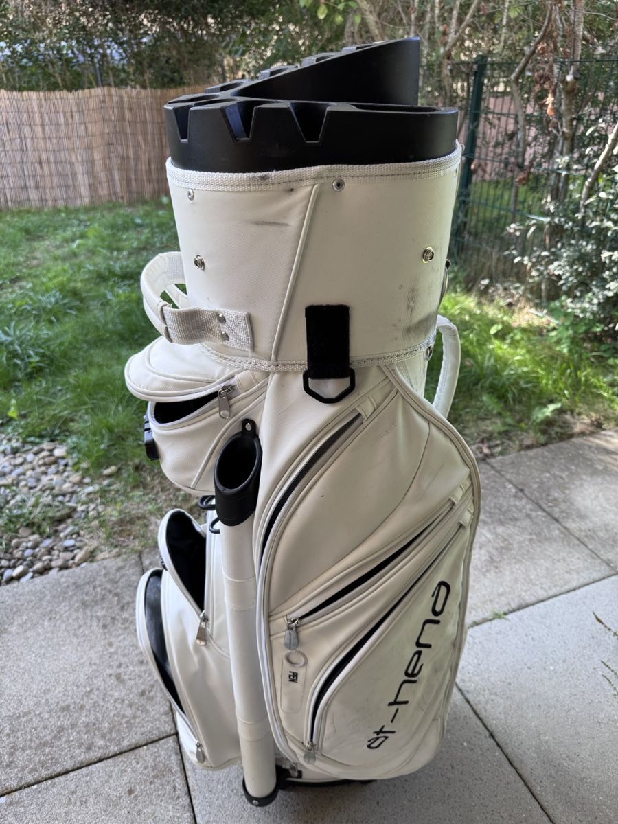 At-Hena Borse: Golfbag At-Hena weiss  – Usato da Niederwangen BE venduto da Schatam