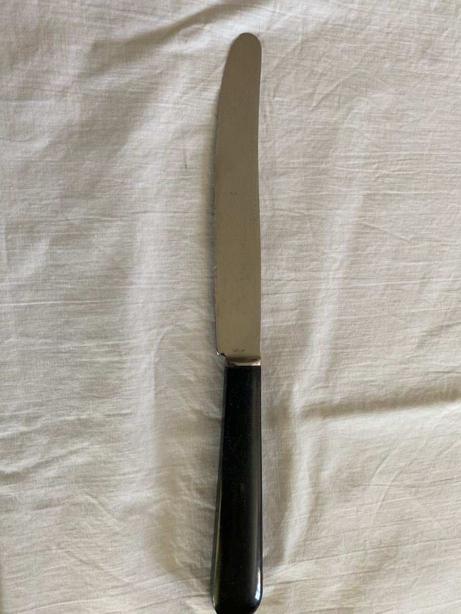 Bestecksets: Tafelmesser 12 Stück Retro Vintage – Gebraucht aus Brüttisellen von Guzzi010 1