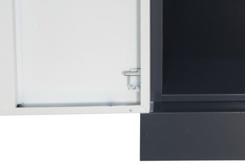 Schränke & Regale: Stahlschrank Moskau dunkelgrau/weiß – Neu und originalverpackt aus Herbertingen von jet-line-e-trade 3
