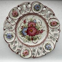 Kunsthandwerk aus Portugal, Keramik-Teller 27 cm    ‘