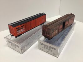 Kadee US Wagen, 6726 und 6739 New Haven Boxcar, Top Zustand
