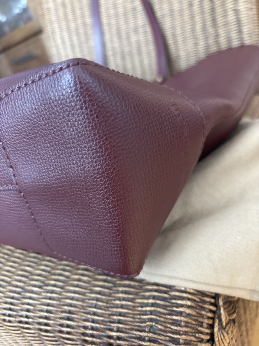 Burberry Borse: Burberry large crest leather Bag burgundy – Usato da Pratteln venduto da sab_whk9 3