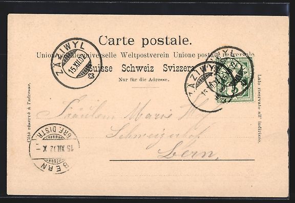 Cartoline postali: AK Grosshöchstetten, Haus mit Garten – Usato da Berlin venduto da bartko-reher 1