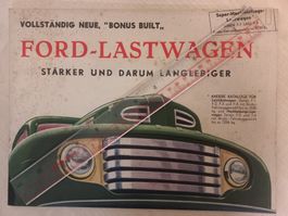 Oldtimer original FORD F7 / F8 Prospekt / Katalog F 7 / F 8