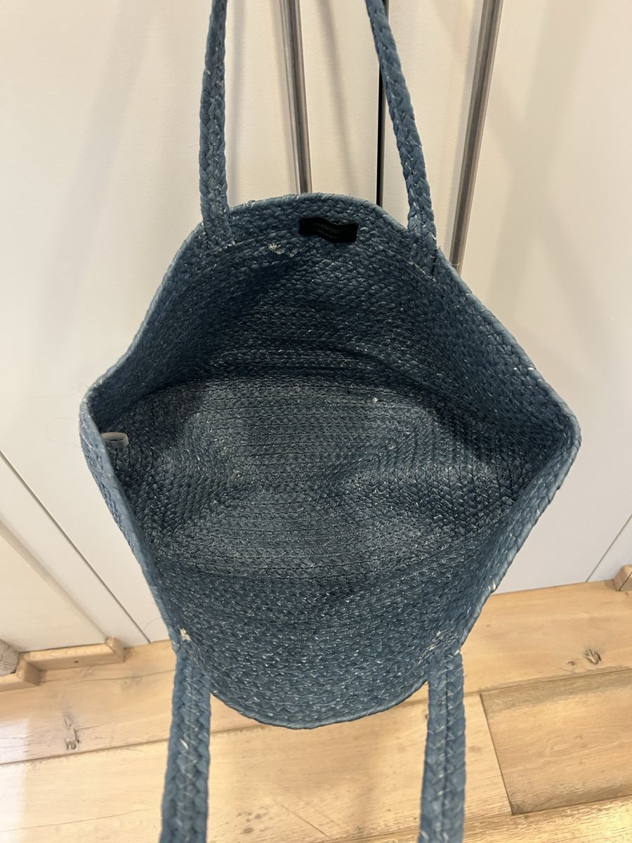 Manor Taschen für Damen: Sac cabas osier bleu tressé – Gebraucht aus Signy von Chloe79 1