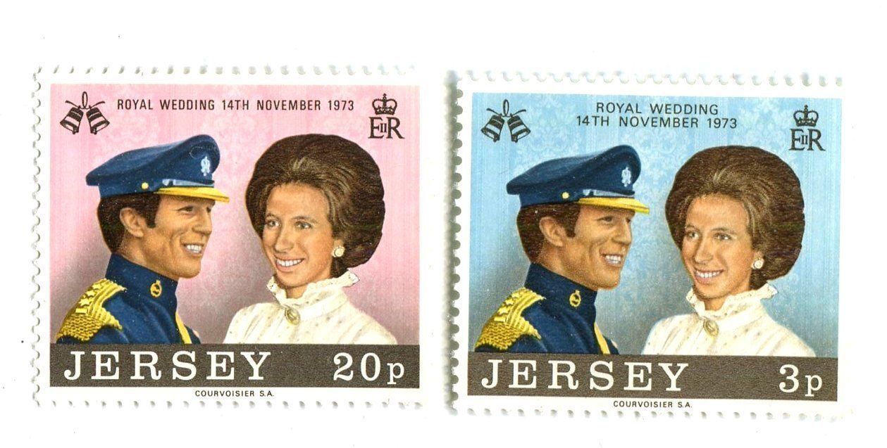 Tutti i francobolli: Briefmarken Prinzessin Anne. Jersey – Nuovo e nell'imballaggio originale da Basel venduto da Butsch5