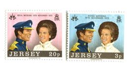 Briefmarken Prinzessin Anne. Jersey