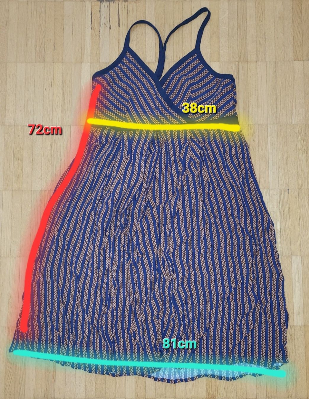 Kleider: 14. Robe d'été Jaspal rayée, croisée, taille M – Gebraucht aus Villars-sur-Glâne von m66_dch5 5