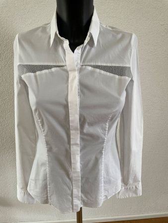 BOSS Bluse weiss Gr. 34/36 wie NEU