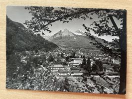 Alte Ansichtskarte Bad Ragaz Churfirsten 1957