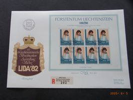 1982 Kleinbogen 736+737 FDC R