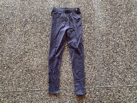 Leggings gefüttert / Thermoleggings Punkte Gr. 134