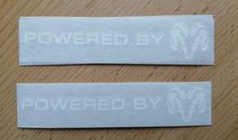 2 Dodge-Kleber "POWERED BY (Widerkopf)