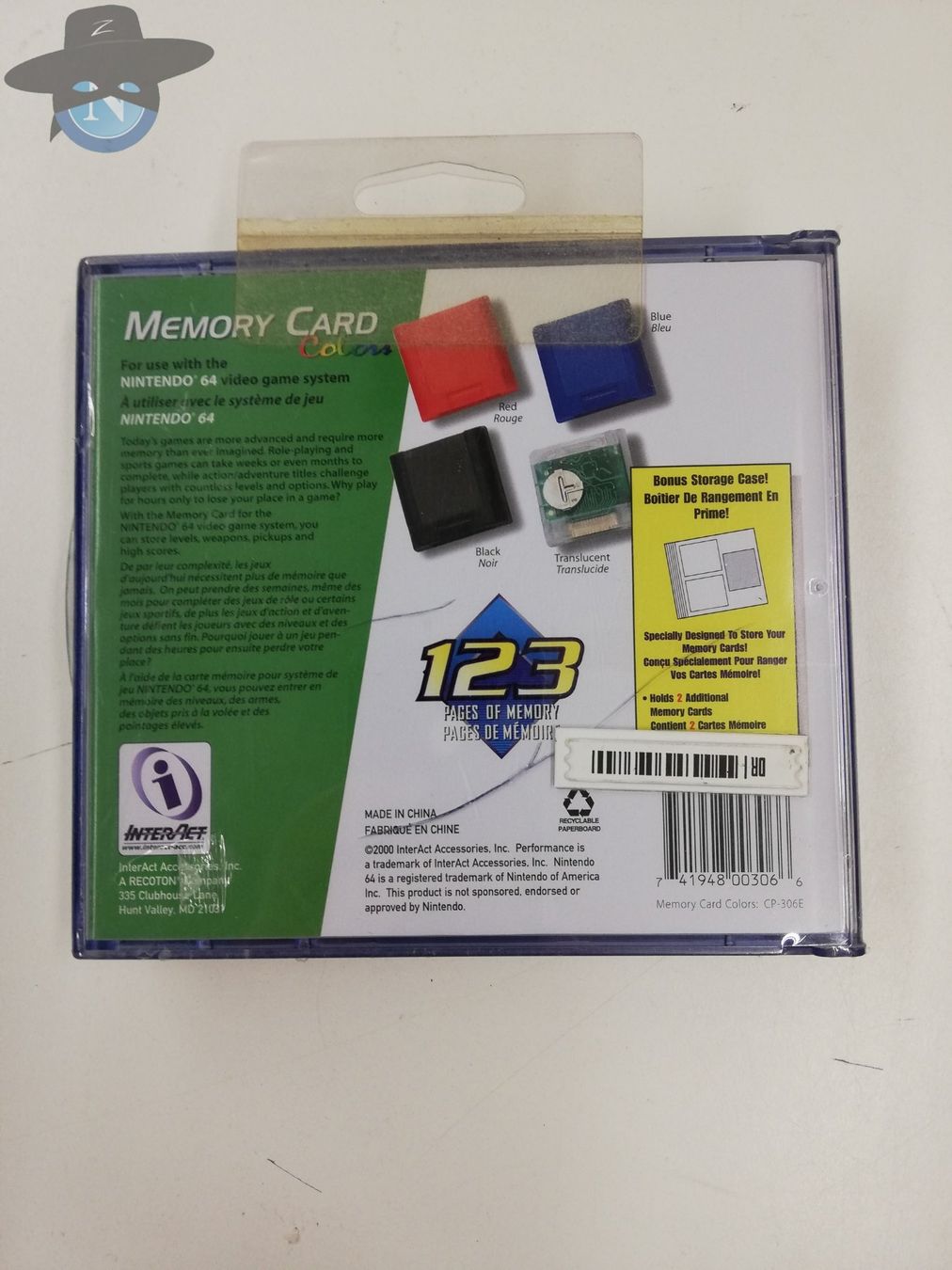 Memory Card 123 Pages in rot für Nintendo 64 / neu - seale (Neu (gemäss ...