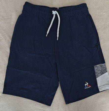 Le Coq Sportif Shorts blau mit Kordelzug Grösse XS