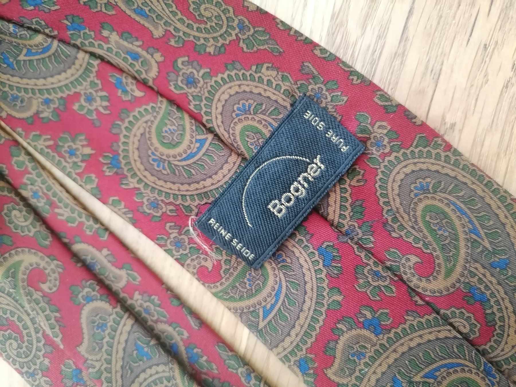 Bogner Cravatte: Bogner Krawatte 100% Seide - Nr. 292 – Usato da Basel venduto da vintagecollector 2