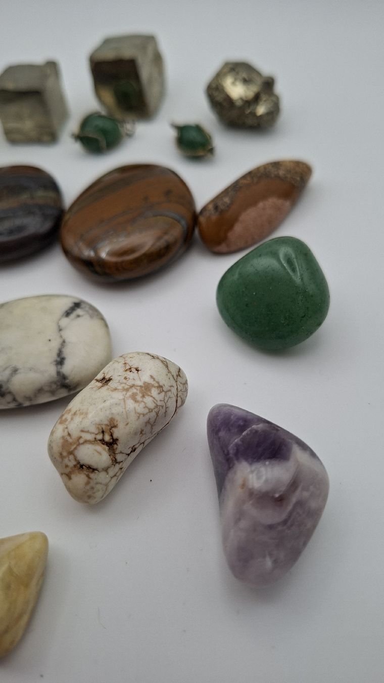 Minerali & Pietre curative: Sammlung von div. Halb-Edelsteinen und Mineralien – Usato da Kriens venduto da Wolly85 2