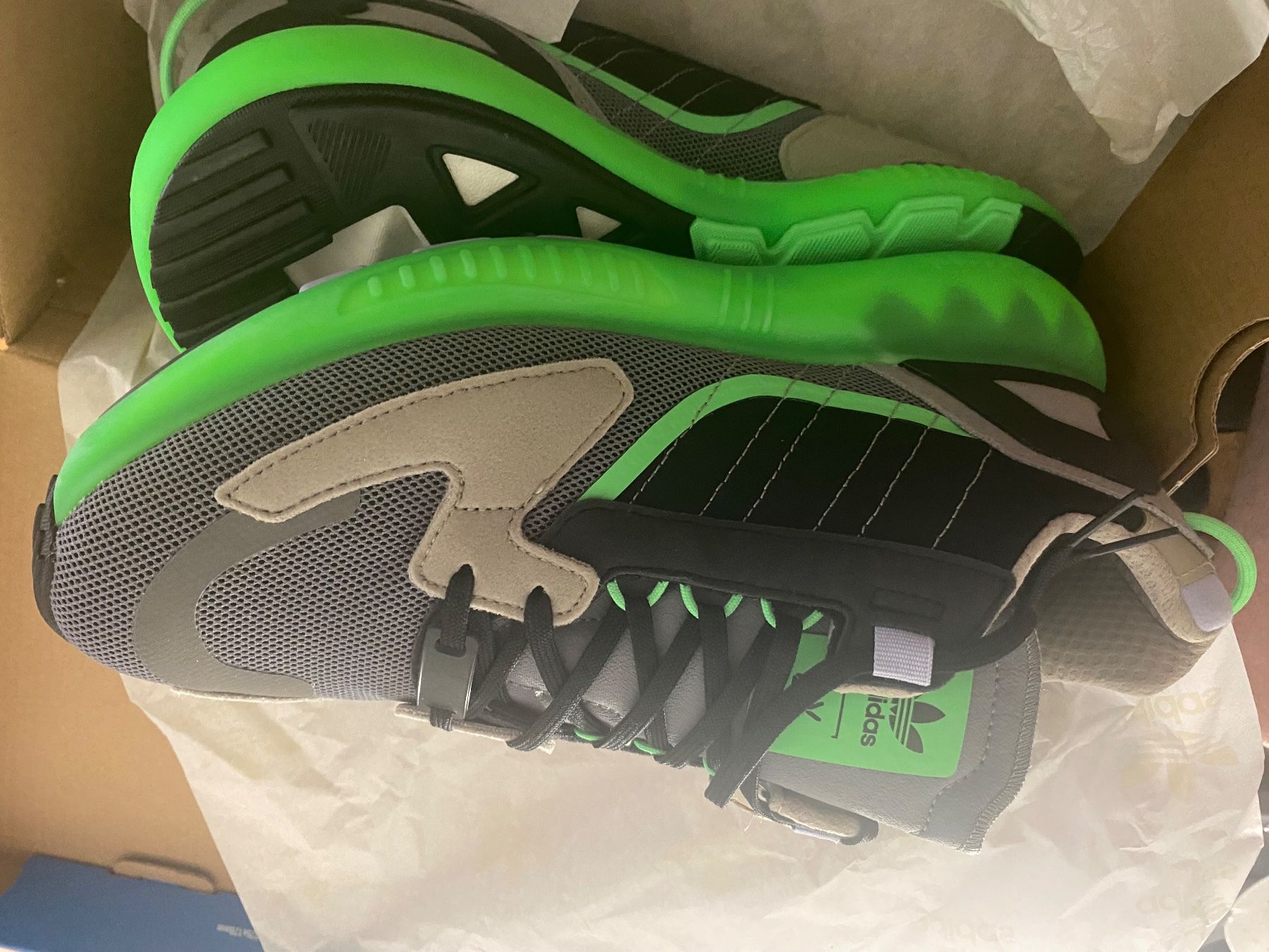 Adidas Herrenschuhe: ZX 5K Boost GV7701 Green/Black/Grey – Neu und originalverpackt aus Birsfelden von Blaetzbums97 3