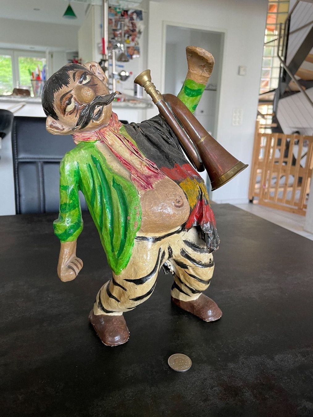 Statuette: Sculpture Mexicain Papier Maché – Usato da Vallamand venduto da Bricbracbroc82