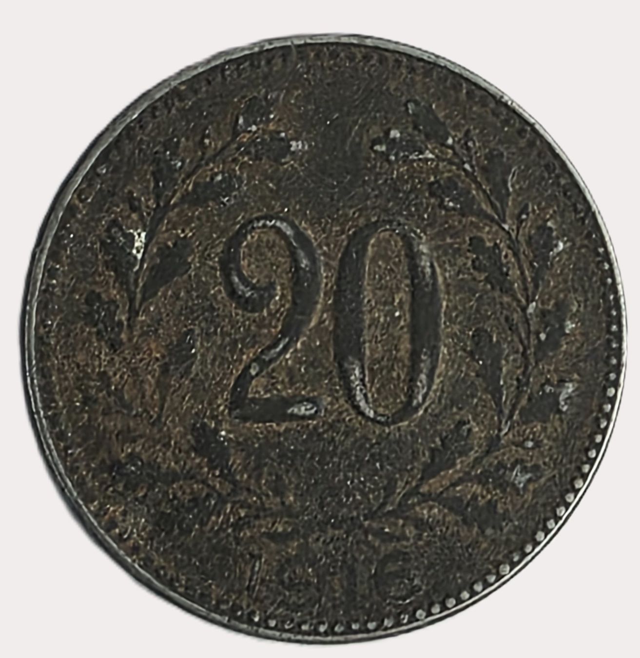 Tutti le monete: ÖSTERREICH 20 HELLER 1916 – Usato da Winterthur venduto da Creso70 1