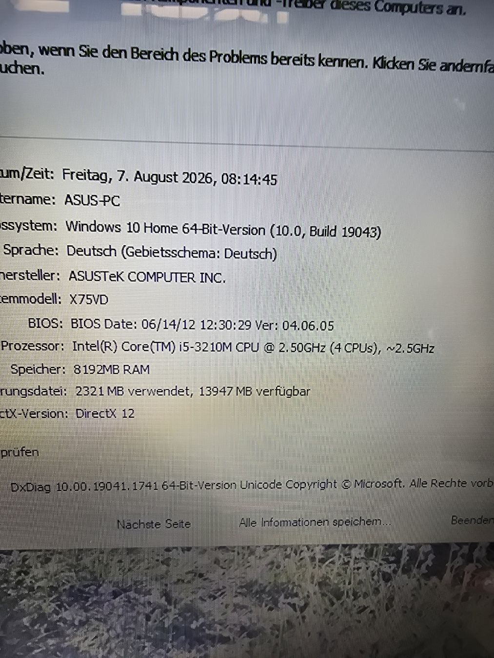 Asus Notebooks: Asus X75V Notebook (Q) – Gebraucht aus Rorschach von TimelessTrading 2