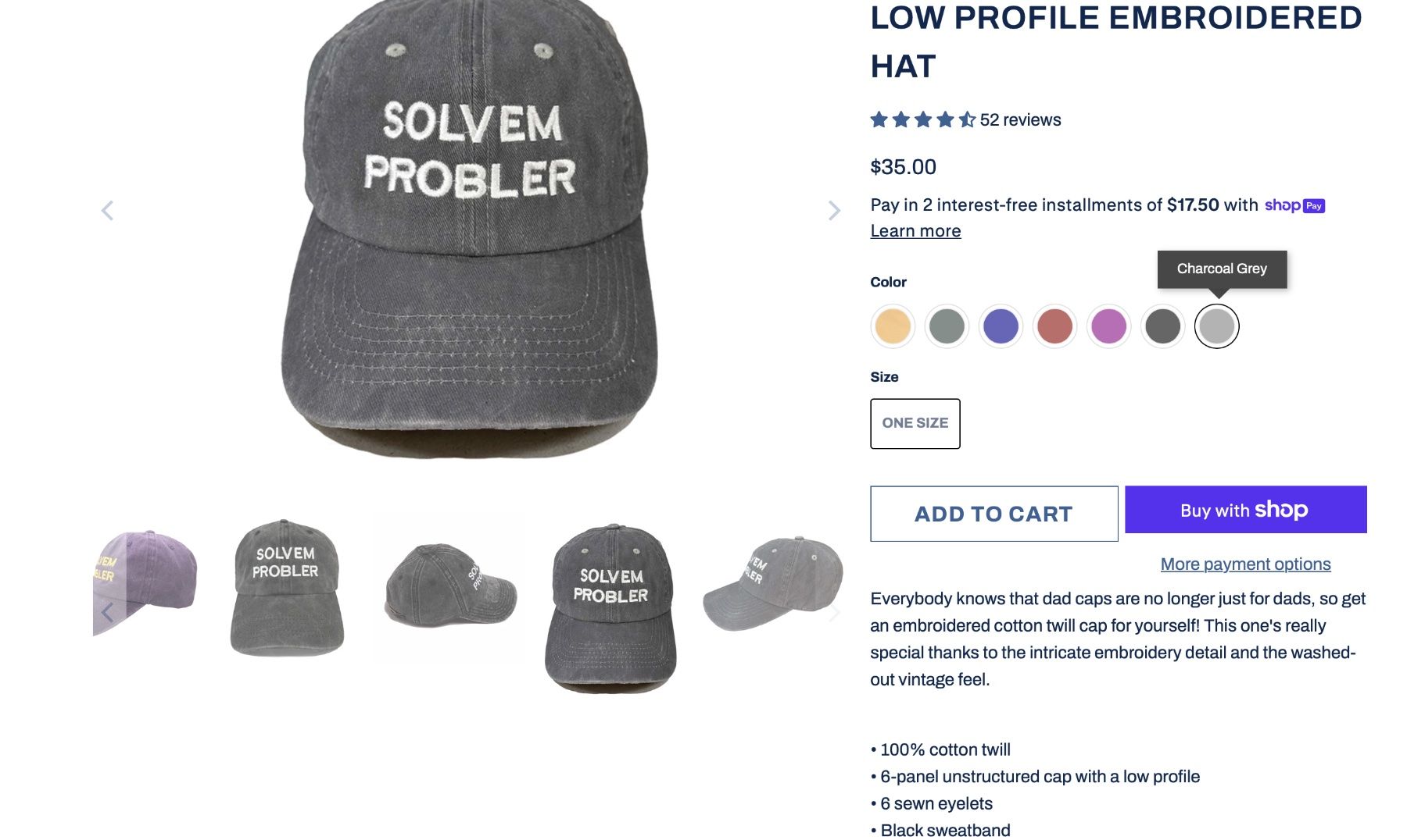 Chapeaux, bonnets & casquettes: ALTRU "SOLVEM PROBLER" Cap Gr. One Size – D'occasion à Zürich par missmodernage 5