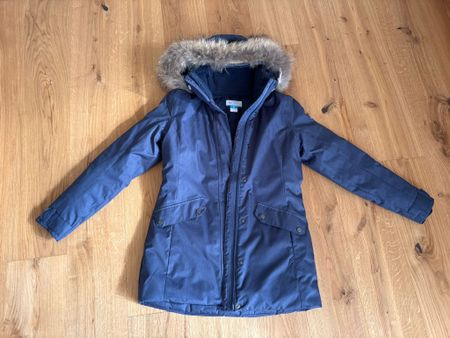 Veste d'hiver Columbia femme avec fourrure, taille L, comme