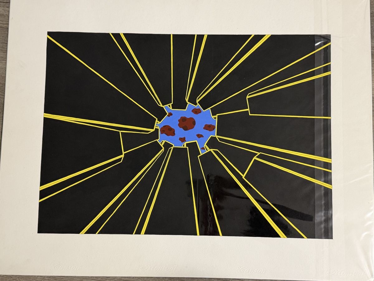 Poster & Bilder: Originalblatt, ungerahmt! – Gebraucht aus Gunten von starfish3