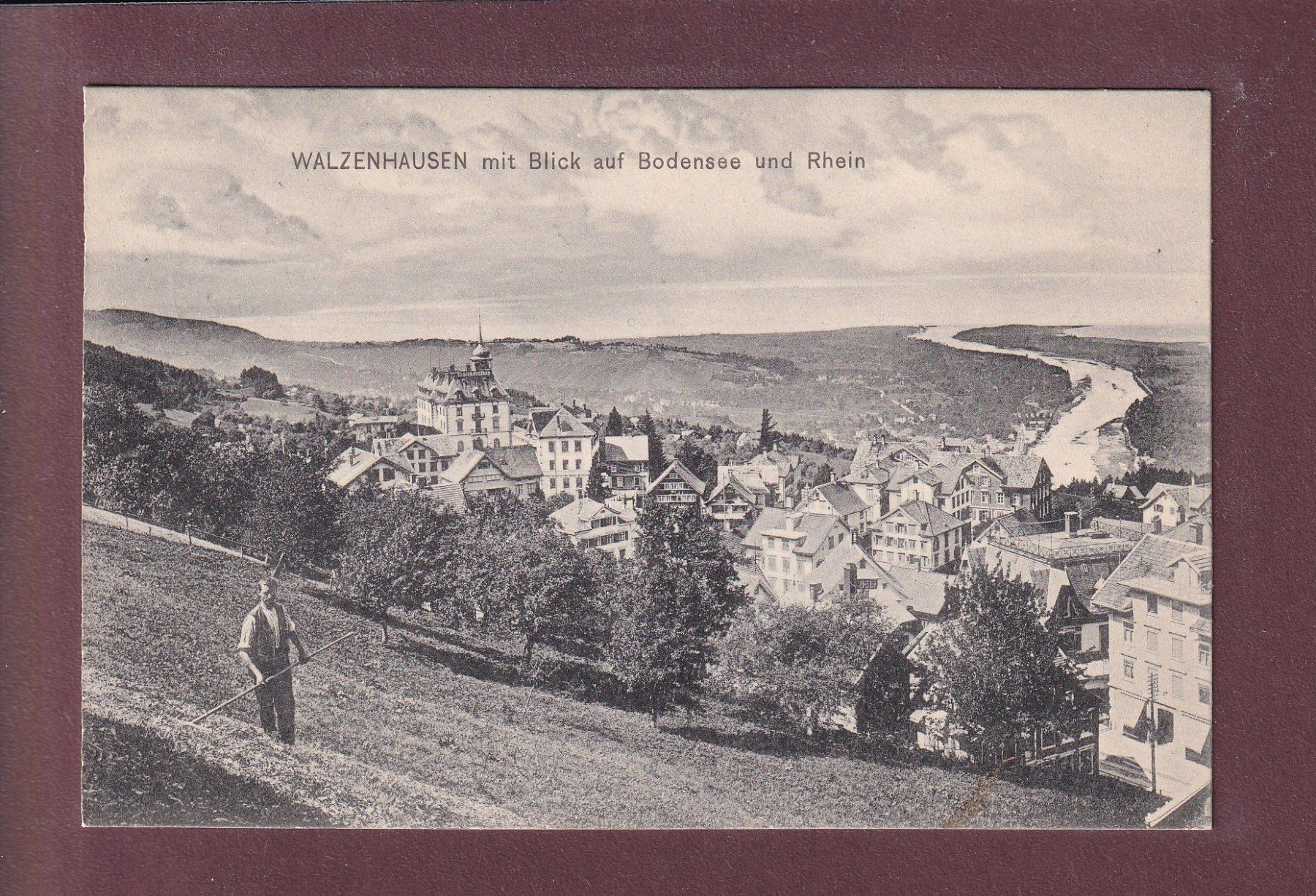 Cartes postales: WALZENHAUSEN - Bodensee - Mann - 1909 – D'occasion à Pully par nicecards
