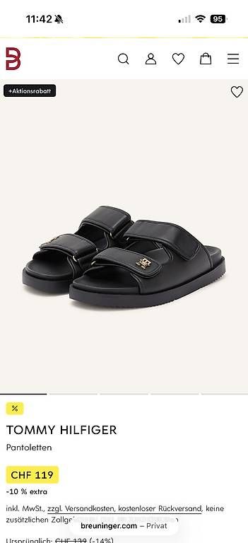 Scarpe da donna: Tommy Hilfiger Pantoletten Gr. 40 – Usato da Glattfelden venduto da T.DY 2