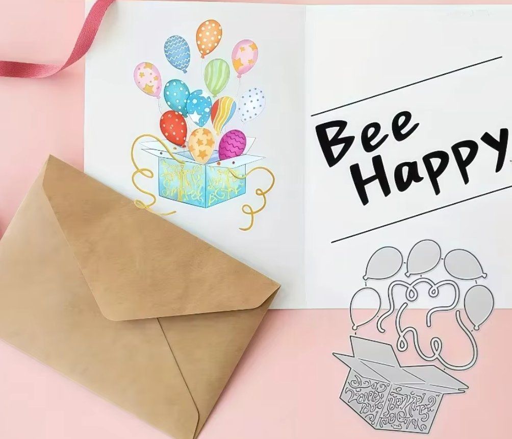 Sciablone: Neues Stanzschablonen-Set Surprise-Box – Nuovo e nell'imballaggio originale da Effretikon venduto da wenuss 1