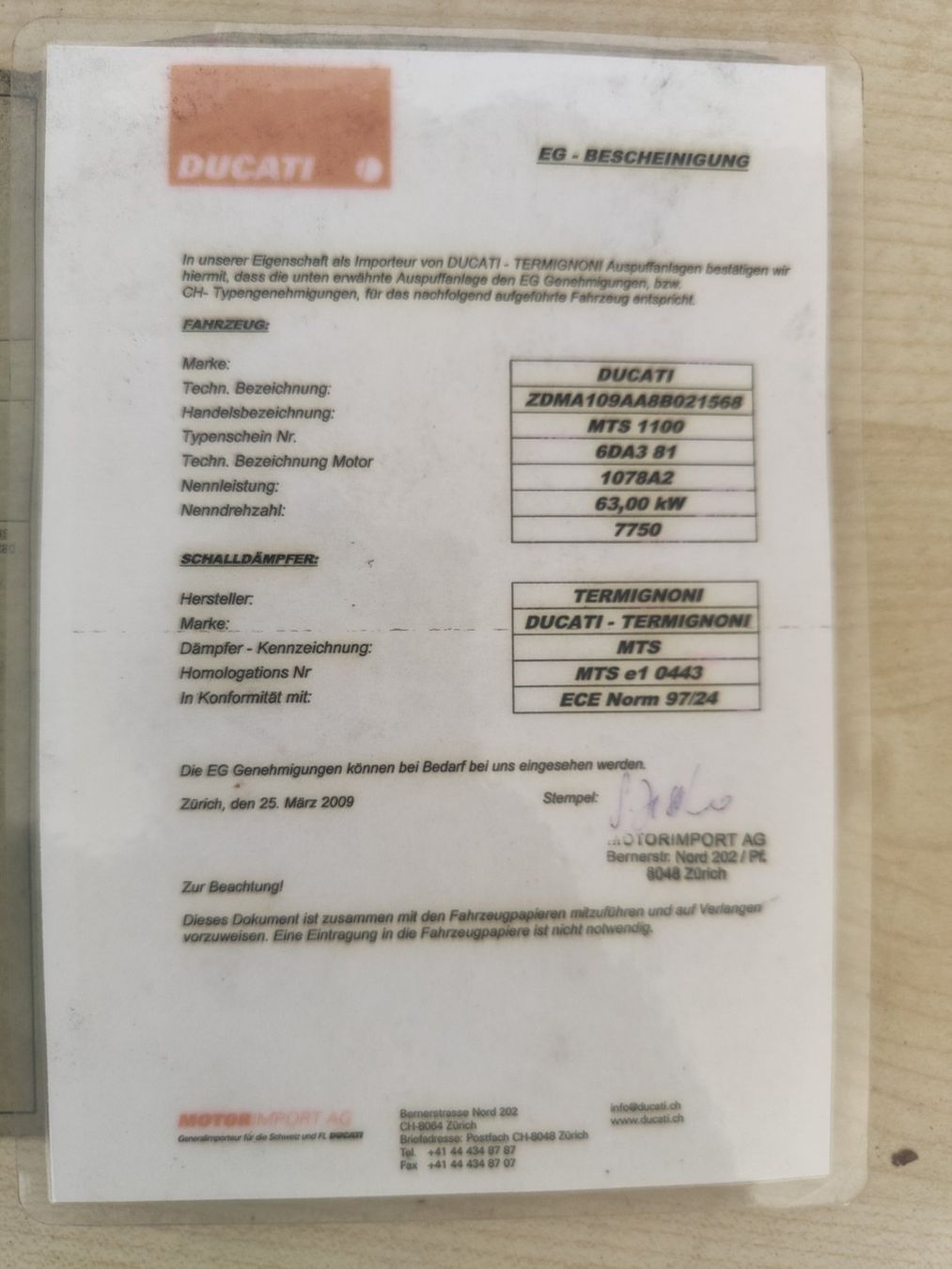 Ducati Touring: Ducati Multistrada 1100, Top Zustand – Usato da Glis venduto da gomi87 6