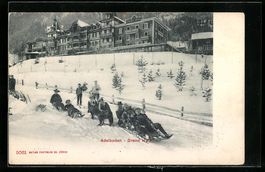 AK Adelboden, Grand Hotel, 1919