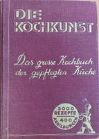 Die Kochkunst Buch Vintage 1936