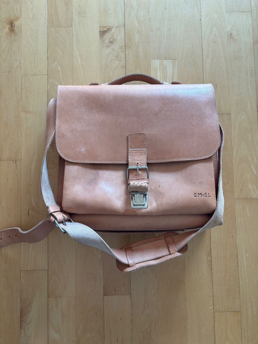 Borse: EM-EL Leather Satchel Bag – Usato da Zürich venduto da BorjaCastillo
