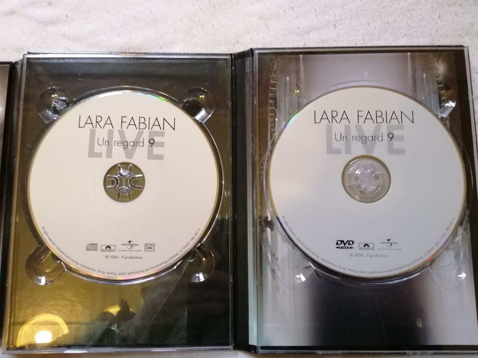 Tutti i DVDs: Lara Fabian Un regard 9 DVD – Usato da Lausanne venduto da Jdelta 1
