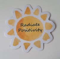 Magnet voiture ou frigo soleil Radiate Positivity Neuf...