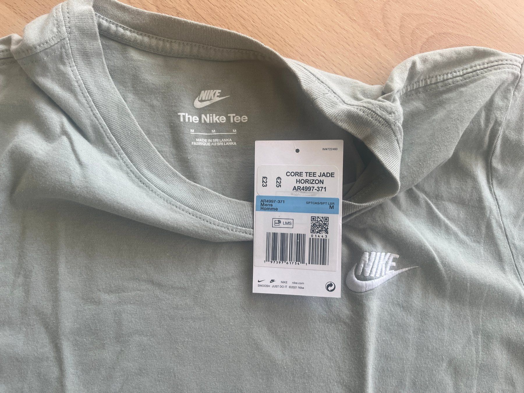 Nike T-shirt: Nike Herren T-Shirt, jade, Gr. M – Usato da Zürich venduto da fbsm 3